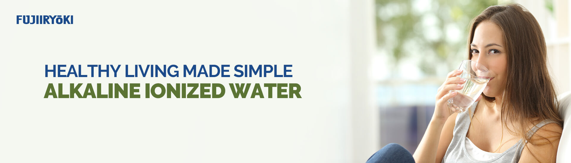 Healthy living made simple with alkaline ionized water